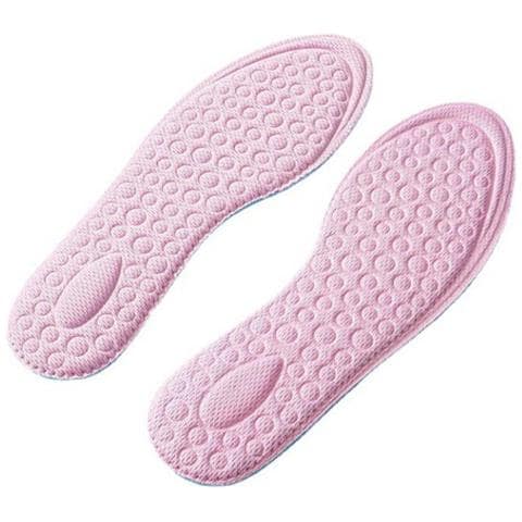 Solette Per Scarpe Con Assorbimento Degli Urti Traspiranti Con Massaggio 4d 1 Paio Pink - Foto 6