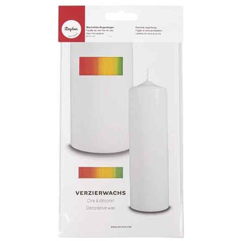 Foglio Di Cera Rainbow 20 X 10 Cm - Strisce Verticali - Foto 1