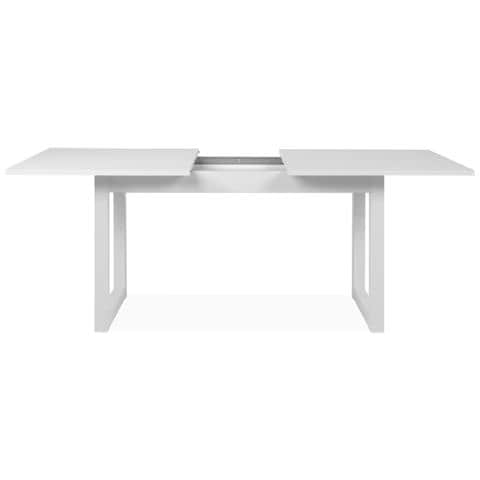 Tavolo Da Pranzo Industriale Allungabile Per 10 Persone, Bianco Kotor - Foto 2