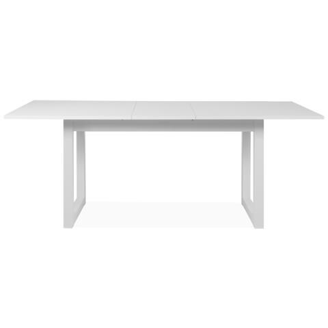Tavolo Da Pranzo Industriale Allungabile Per 10 Persone, Bianco Kotor - Foto 1