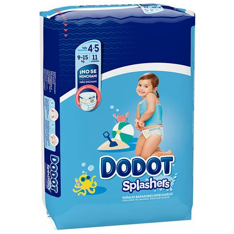 Pannolini Splashers 9-15 Kg 4-5 (11 Unità) - Foto 1