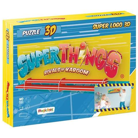 Puzzle 3d Superlogo Superthings (80 X 31 X 7 Cm) - Foto 1