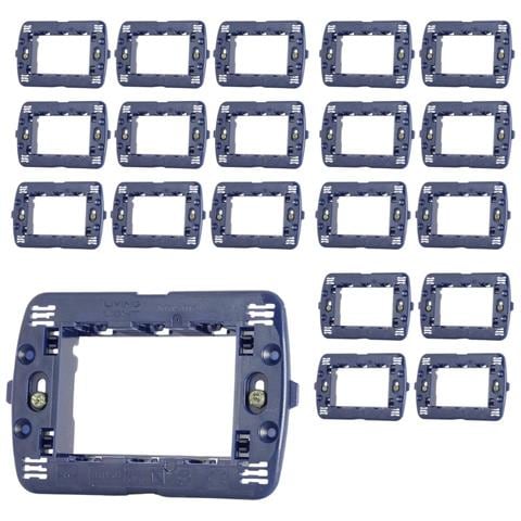 Supporto Serie Living Light 3 Moduli Per Cassette 503 Confezione Pezzi 20 - Foto 1