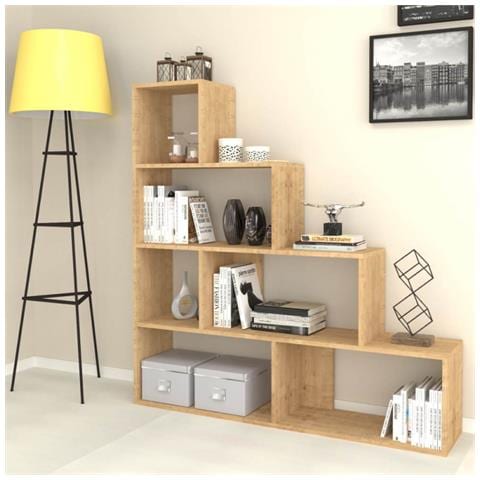 Libreria A Scala Alis 145x145 Cm. Rovere - Foto 1