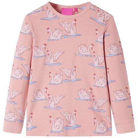 Pigiama Da Bambina A Maniche Lunghe Rosa Chiaro 128 - Foto 2
