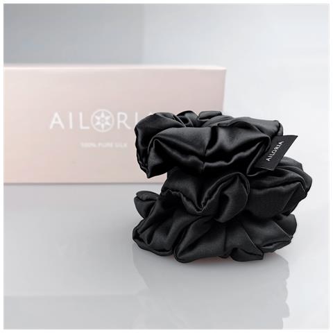 Doux Set Di 3 Scrunchies In Seta M - Foto 4