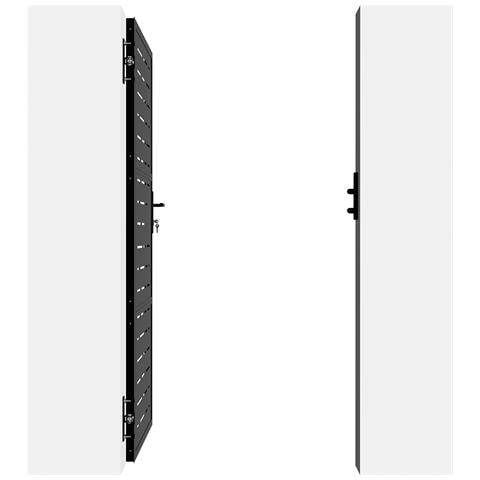 Cancello In Acciaio 1m Nali Arlberg H. 200cm Nero Opaco + 2 Pali Dario In Acciaio - Foto 2