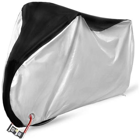 Telo Copribici Argento E Nero - Tessuto Taffetà Rivestito In Argento 190t  L - Foto 2