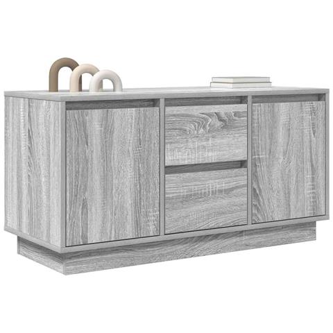 Mobile Porta TV con Luci LED Grigio Sonoma 100x41x50 cm - Foto 10