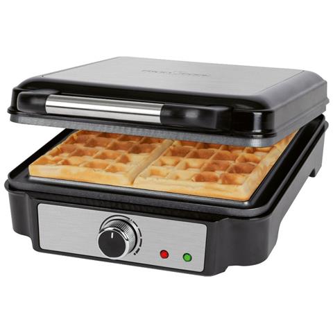 PC-WA 1241 4 waffle 1200 W Nero, Acciaio inox - Foto 2