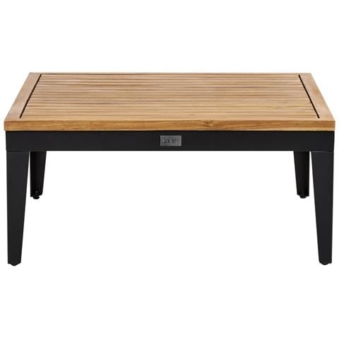 Set Salotto Da Giardino Con Tavolo E Pouf 3 Posti Bracciano Lato Sinistro Legno Di Acacia Certificato Beige Chiaro - Foto 8