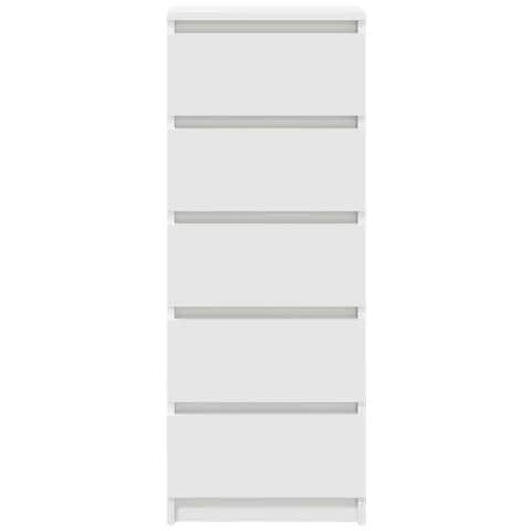 Credenza con Cassetti Bianco 37,5x35x99 cm in Legno Multistrato - Foto 9