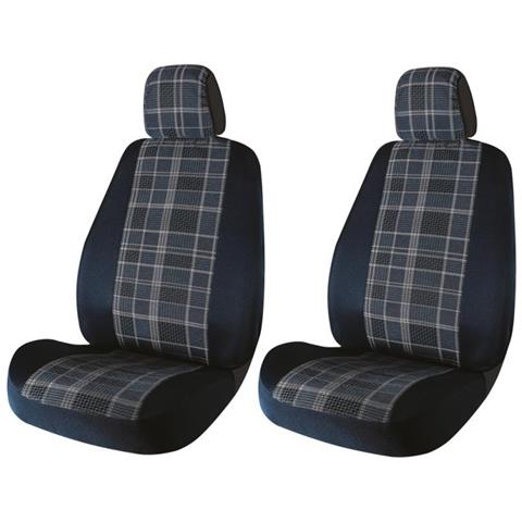 Coprisedili Anteriori Fast&smart Tg. Speciale Tess. Misto Cotone Avio/navy - Foto 1