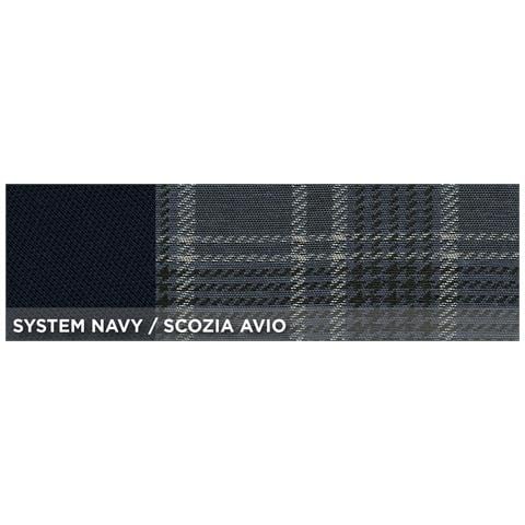 Coprisedili Anteriori Fast&smart Tg. Speciale Tess. Misto Cotone Avio/navy - Foto 2