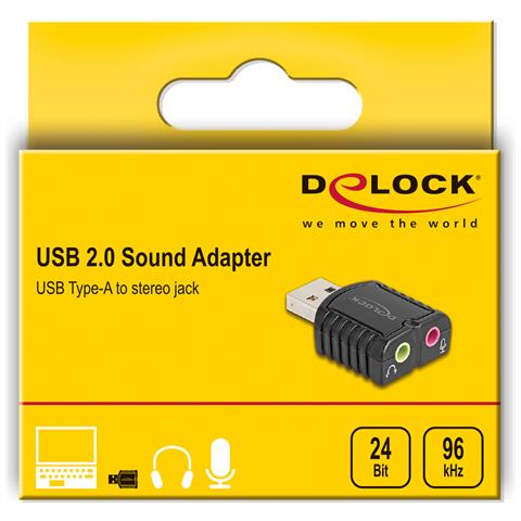 65964 adattatore per inversione del genere dei cavi USB Type-A 3,5 mm Nero - Foto 2