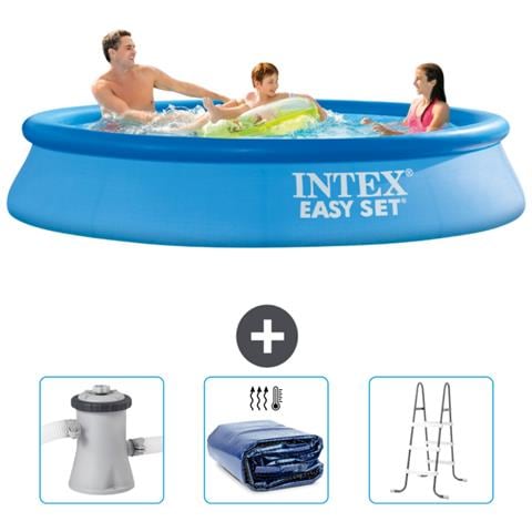 Piscina Fuori Terra - In Giro - 305x305x61 Cm - Blu - Include Accessori Coordinati Cb83 - Foto 1