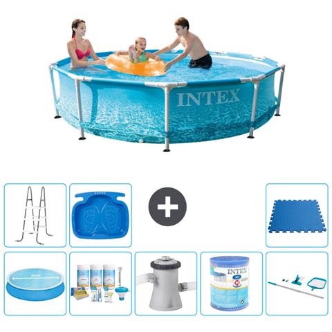 Piscina Fuori Terra - In Giro - 305x76 Cm - Blu - Include Accessori Coordinati A1338 - Foto 1