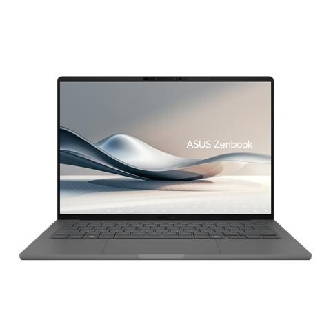 Zenbook A14 UX3407RA-QD010W Qualcomm Snapdragon X1E-78-100 Computer portatile 35,6 cm (14") WUXGA 32 GB LPDDR5x-SDRAM 1 TB SSD Wi-Fi 7 (802.11be) Windows 11 Home Tedesco Grigio - Foto 1