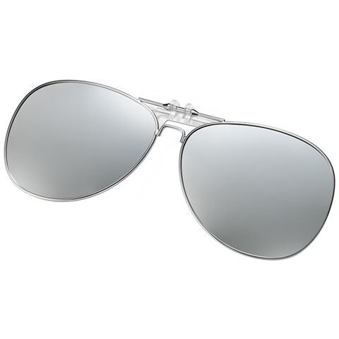 Occhiali Da Sole Clip-on - Occhiali Polarizzati Per La Guida Silver - Foto 2