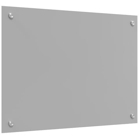 Schienale Cucina Grigio Chiaro 70x50x0,6 cm Vetro Temperato - Foto 1