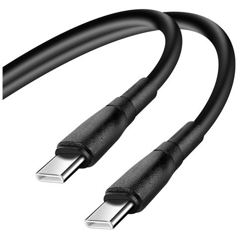 Cavo Usb-c/usb-c 60w Ricarica Rapida E Trasferimento Dati 1m, Nero - Foto 2
