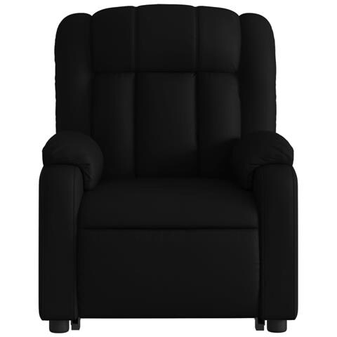 Poltrona Alzapersona Reclinabile Massaggio Nero Similpelle - Foto 9