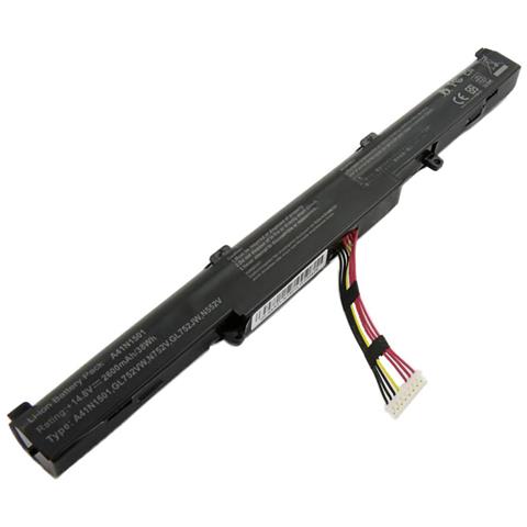 Batteria Per Pc Asus N552 N752 A41-n1501 14,8v 2600mah Li-ion - Foto 1