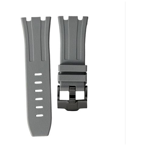 Cinturino In Silicone Compatibile Con Audemars Piguet Royal Oak Offshore 15710 15703 Grey 28 Mm - Foto 2