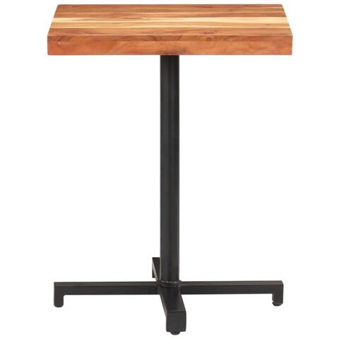 Lusso Casadino -  Tavolino Da Bistrot Quadrato 60x60x75 Cm In Massello Di Acacia - Foto 1