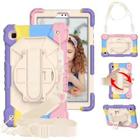 Custodia Per Samsung Galaxy Tab A 8.0"" Supporto E Tracolla Colorata - Foto 2