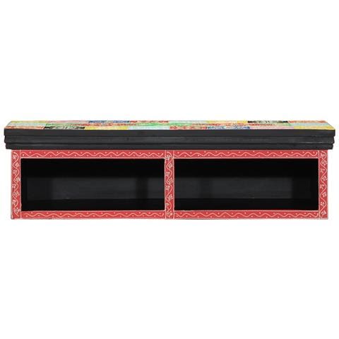 Mobile TV da Muro Multicolore 80x30x22 cm in Legno Ingegnerizzato - Foto 1