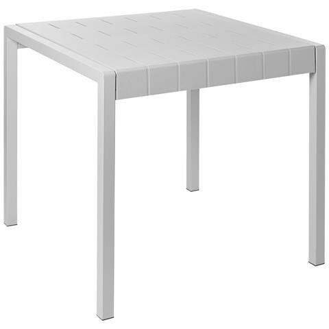 Tavolo Da Pranzo Da Giardino Bartica 81 Cm 84 Cm Grigio - Foto 2