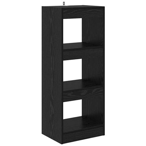Armadio per Libri Rovere nero 40 x 30 x 103 cm - Foto 1