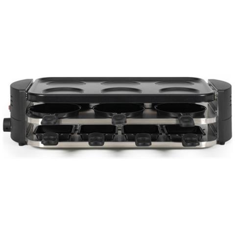 Griglia Per Raclette Da 8 Persone, 1600 W, Nera - Doc337 - Foto 2