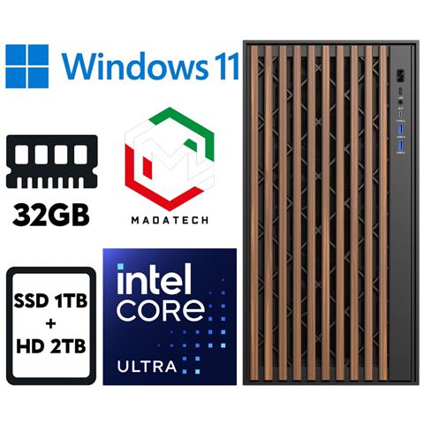 Pc Workstation Intel Core Ultra I7 265kf Ram 32gb Ssd 1tb Hd 2tb Arc A770 16gb W11p - Foto 1