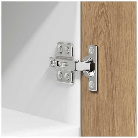 Armadio pensile con porta Riga 2 pcs Rovere Artigiano e Bianco - Foto 9