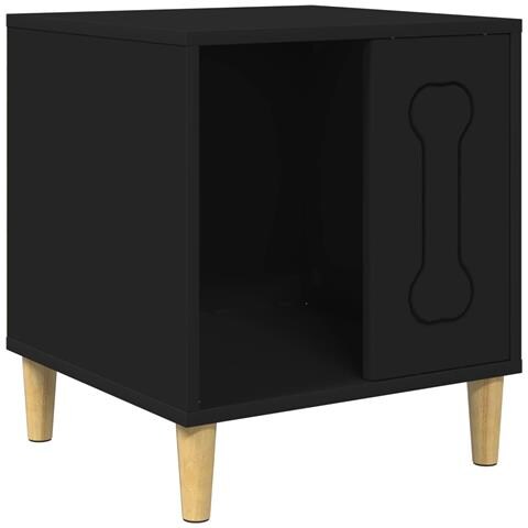 Cuccia per cani Nero 44 x 42 x 49 cm Legno multistrato - Foto 1