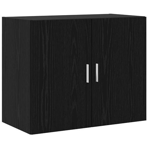 Armadietto a muro Rovere Nero 80 x 42,5 x 64 cm - Foto 1