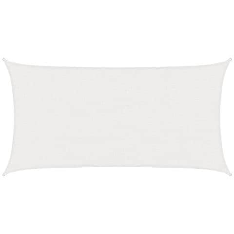 Telo Ombra Bianco 2 x 6 m HDPE - Foto 1