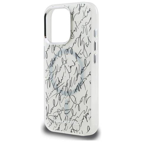 Custodia Bianca Per Iphone 16 Pro Con Funzione Magsafe Karl Lagerfeld - Foto 1