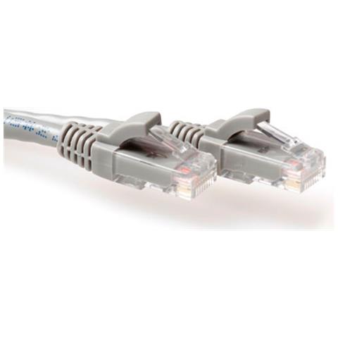 Cavo Rete - Categoria 6a - for Dispositivo di rete - 25 cm - 1 x RJ-45 Maschio Rete - 1 x RJ-45 Maschio Rete - Cavo patch - Contatti placcati oro - Grigio - Foto 1
