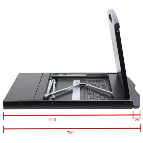 IDATA KVM-DR17C - Console KVM Switch 1 Porta USB / PS2 con LCD 17'' da Rack 19'' - Foto 6