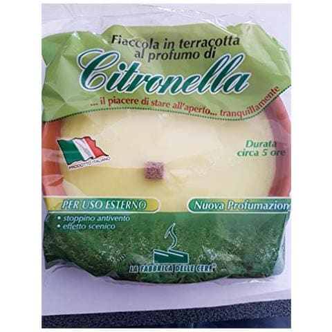 Candele Citronella Candele In Coccio 14 Cm. Arredo Giardino - Foto 2