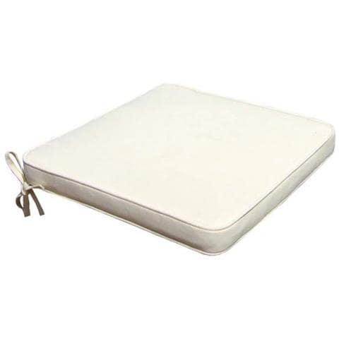 Cuscino Seduta Imbottito 39x39cm Impermeabile Sfoderabile Esterno Colore Ecru' Cu805668 - Foto 2