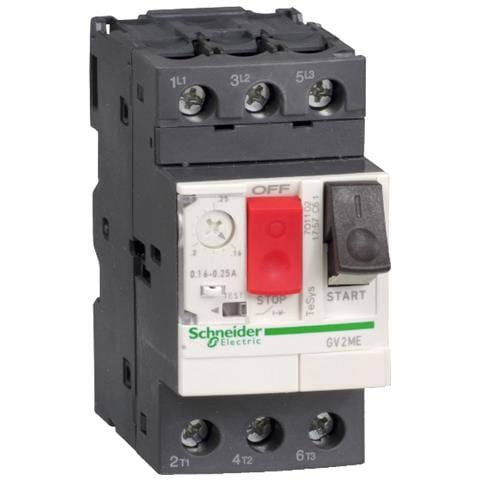 Interruttore Salvamotore 17-23a 2,5 Moduli Gv2me21 - Foto 1