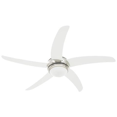 Ventilatore Da Soffitto Decorato Con Luce 128 Cm Bianco - Foto 10