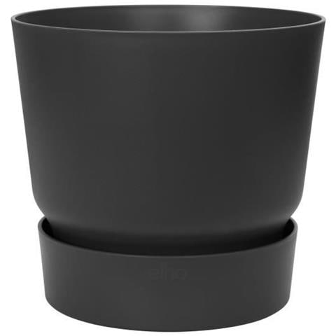 Vaso Per Fiori Rotondo Greenville 40 - Esterno - Ø 39 X H 36,8 Cm - Nero Vivente - Foto 1