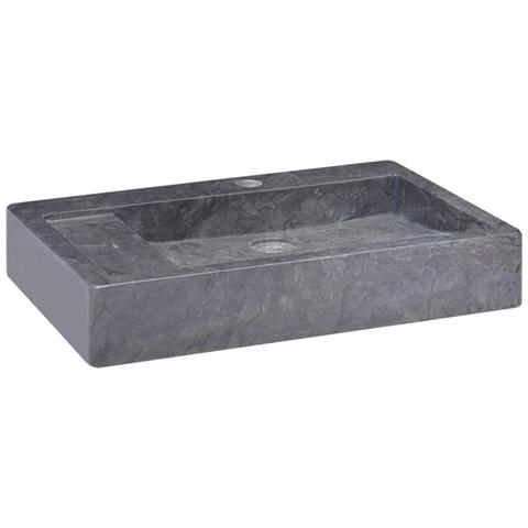 Lavandino Nero 58x39x10 cm in Marmo - Foto 1