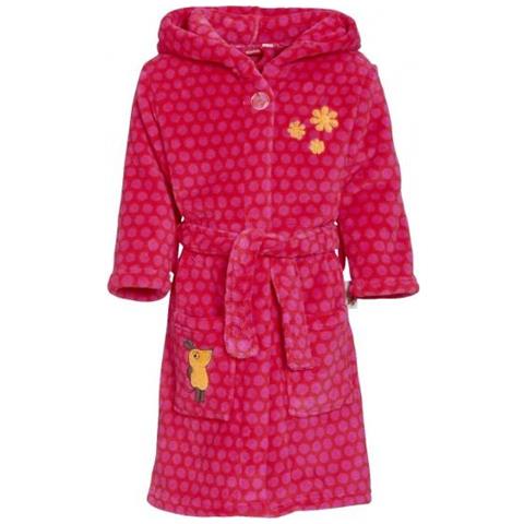 Accappatoio Muisgirls Pile Rosso / rosa Taglia 122/128 - Foto 1