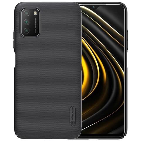 Custodia Frosted Shell Posteriore Rigida Antiscivolo Per Xiaomi Poco M3 Black - Foto 1